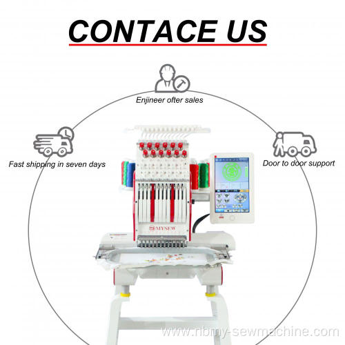 Single Head Embroidery Machine with Multi Functions Towel/3D